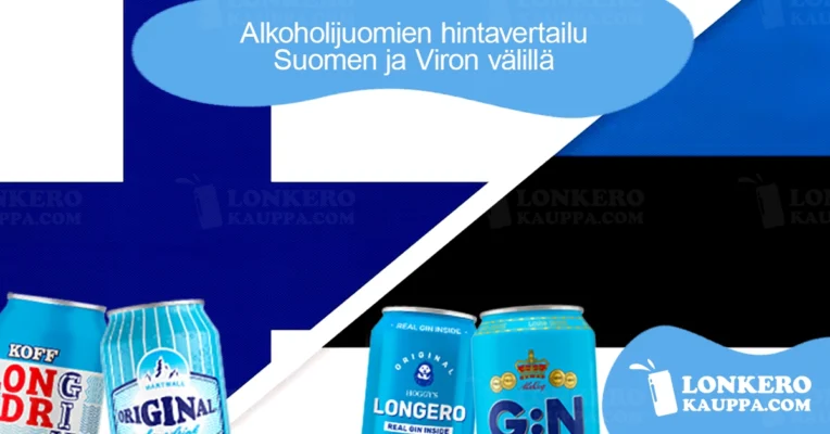 Alkoholijuomien hintavertailu Suomen ja Viron välillä