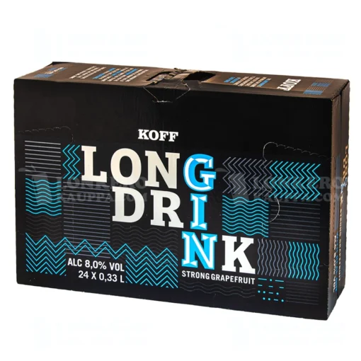 Koff Long Drink Strong Grapefruit 8,0-24-pack-laatikko