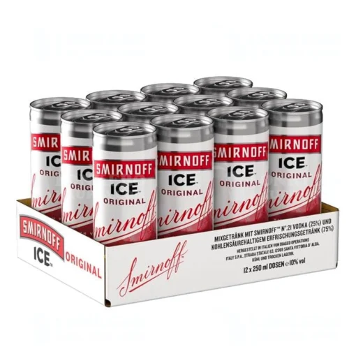Smirnoff Ice 4% 25cl 12 pack laatikko