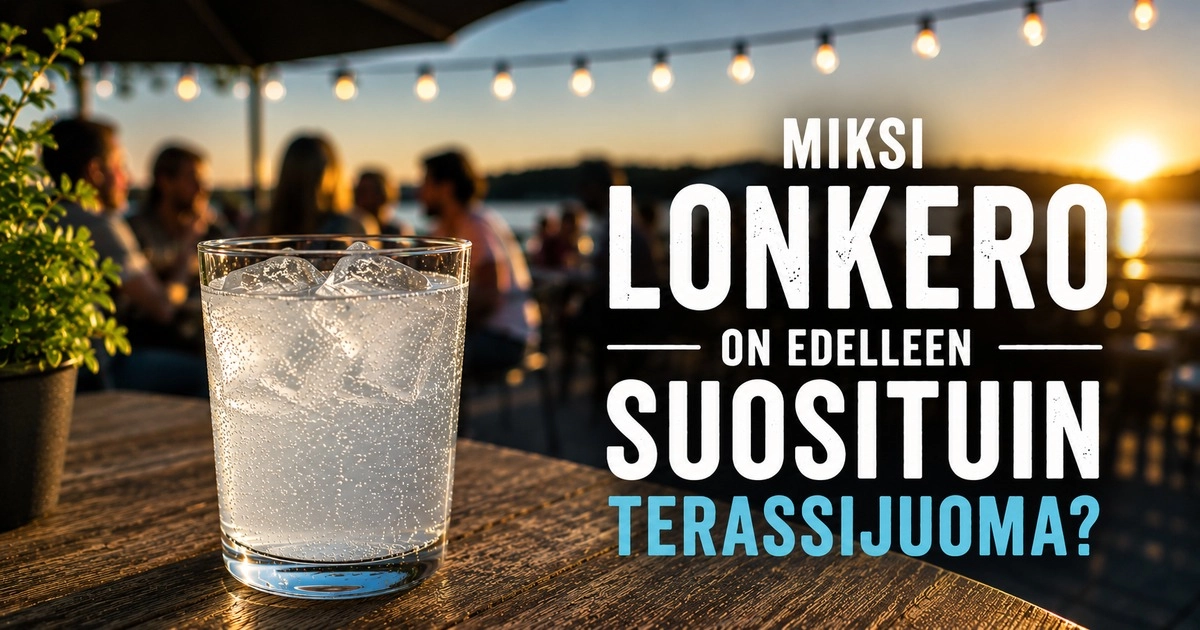 Miksi lonkero on edelleen suomen suosituin terassijuoma